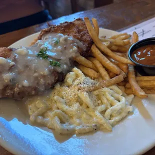 The famous German Jager schnitzel!!