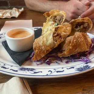Brisket eggrolls