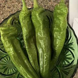Green chile - a few days after I bought them