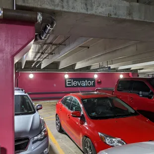 Heading to the elevator