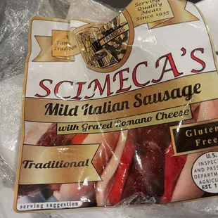 a bag of meat