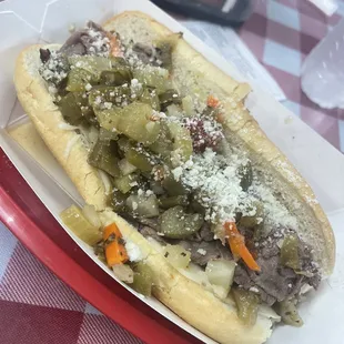 Chicago style Italian Beef