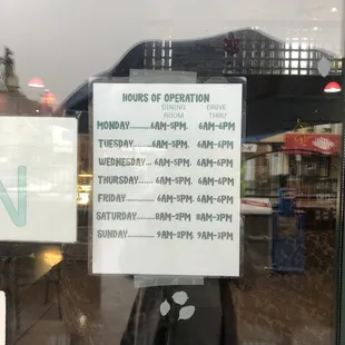 Business Hours October 2021