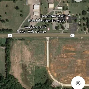 Satellite image. Old photo before work began.