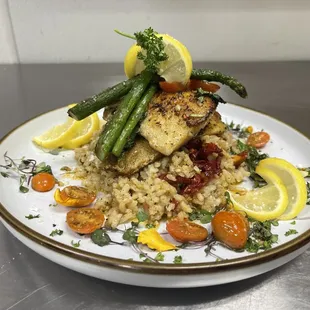 food, grilled fish