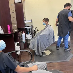 Fun times at the barbers! Thanks Joseph.