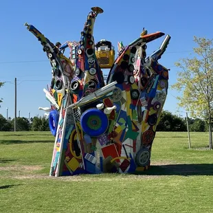 Trash sculpture