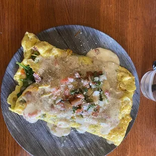 Scissortail omelette