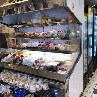 Inside-Assorted Cheese and Deli Meats