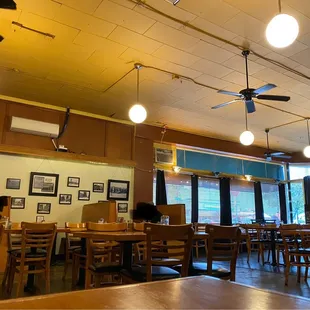 the interior of a restaurant