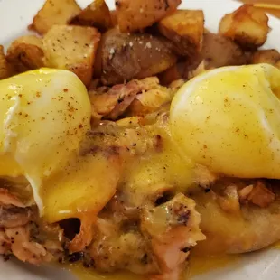 a plate of food on a table