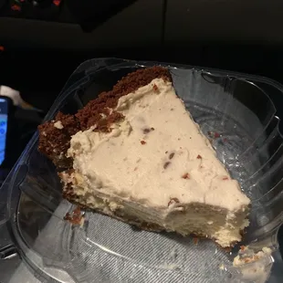 Slice of Cannoli Cheesecake