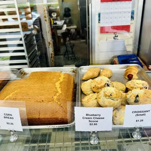 Corn bread and more scones!