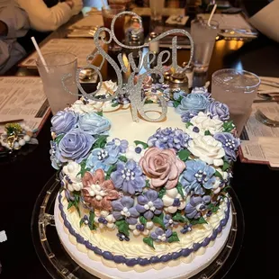 a wedding cake on a table