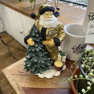 Purdue Santa decoration