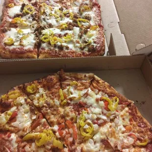 12 cut XL and a 12 cut Sicilian