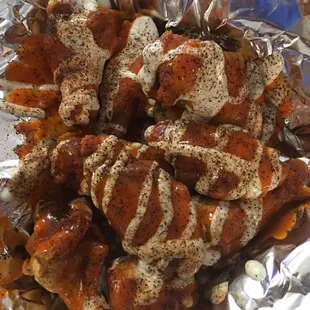 Hot Ranch Cajun wings