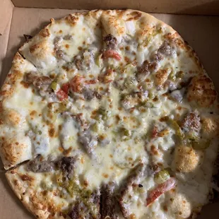 Philly Steak Pizza