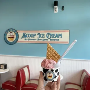 Red velvet ice cream