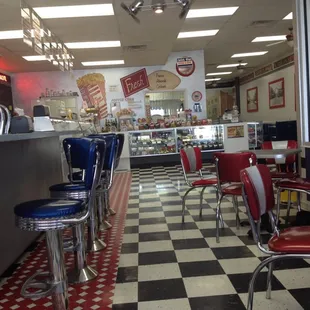 Old timey ice cream shoppe