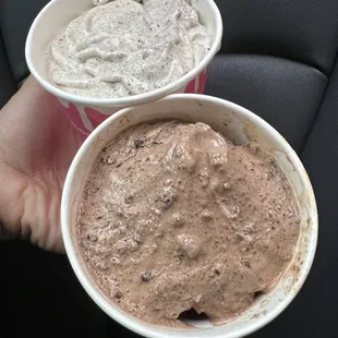 PB Cookie Crunch and Molten Lava Blends ($8.10 each for large)