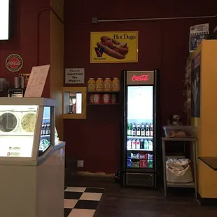 the inside of a restaurant
