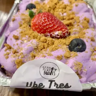 Ube Tres Leches Cake