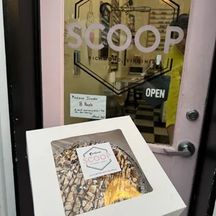 Chocolate sweet potato ice cream pie