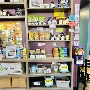 Local goods available for purchase