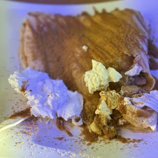 Biscoff Crepe, new item and very good.