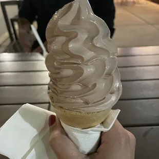 Chocolate soft serve