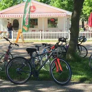 Located next to the Sakatah Trail. Come in for Caribou Coffee, Ice Cream and Hot Dogs!