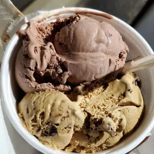 Chocolate and coffee cookie