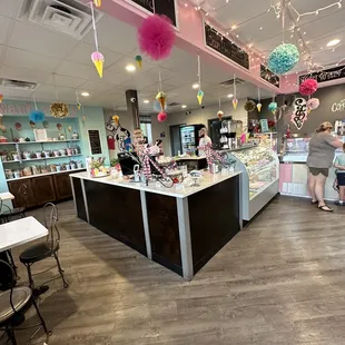 the inside of a store