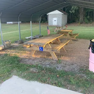 Outdoor seating!