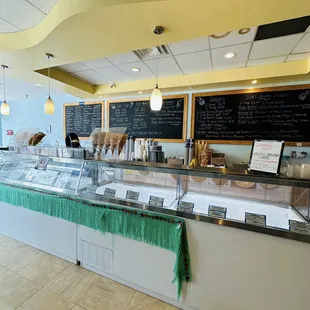 Menus, ice creams, etc.