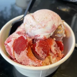 Cherry pie. Delicious!