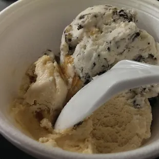 Salted caramel truffle and chocolate chip