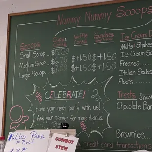 Some more ice cream options July 2024