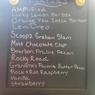 Scoopz Flavors