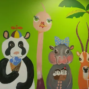 Our new mural featuring Fiona!