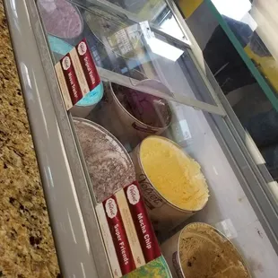 The ice cream flavors!