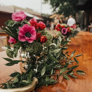 Available for Private Events! Beautiful wedding reception 
 flowers by Growing Studio
 furniture by Panacea Collective