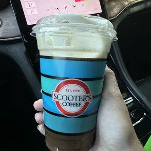 Nitro cold brew with sugar free vanilla foam top.... Bomb!