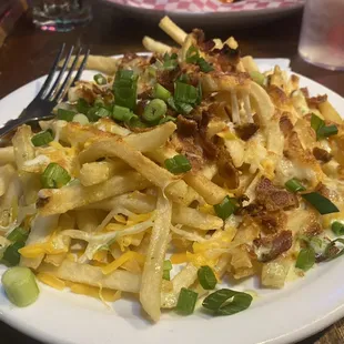Bacon, Cheese, fries