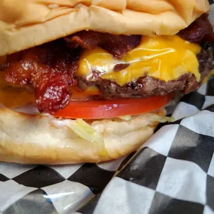 Double bacon cheeseburger