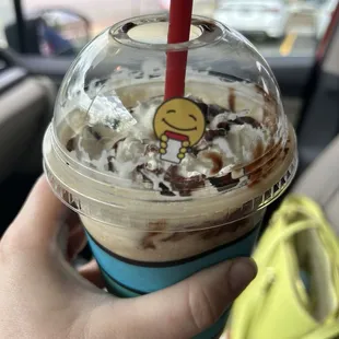 Peanut butter crunch blender