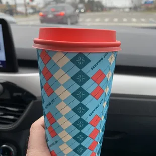 Cafe latte was hot and tasty