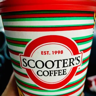a cup of coffee
