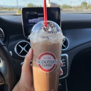 Iced Mocha with Oat Milk